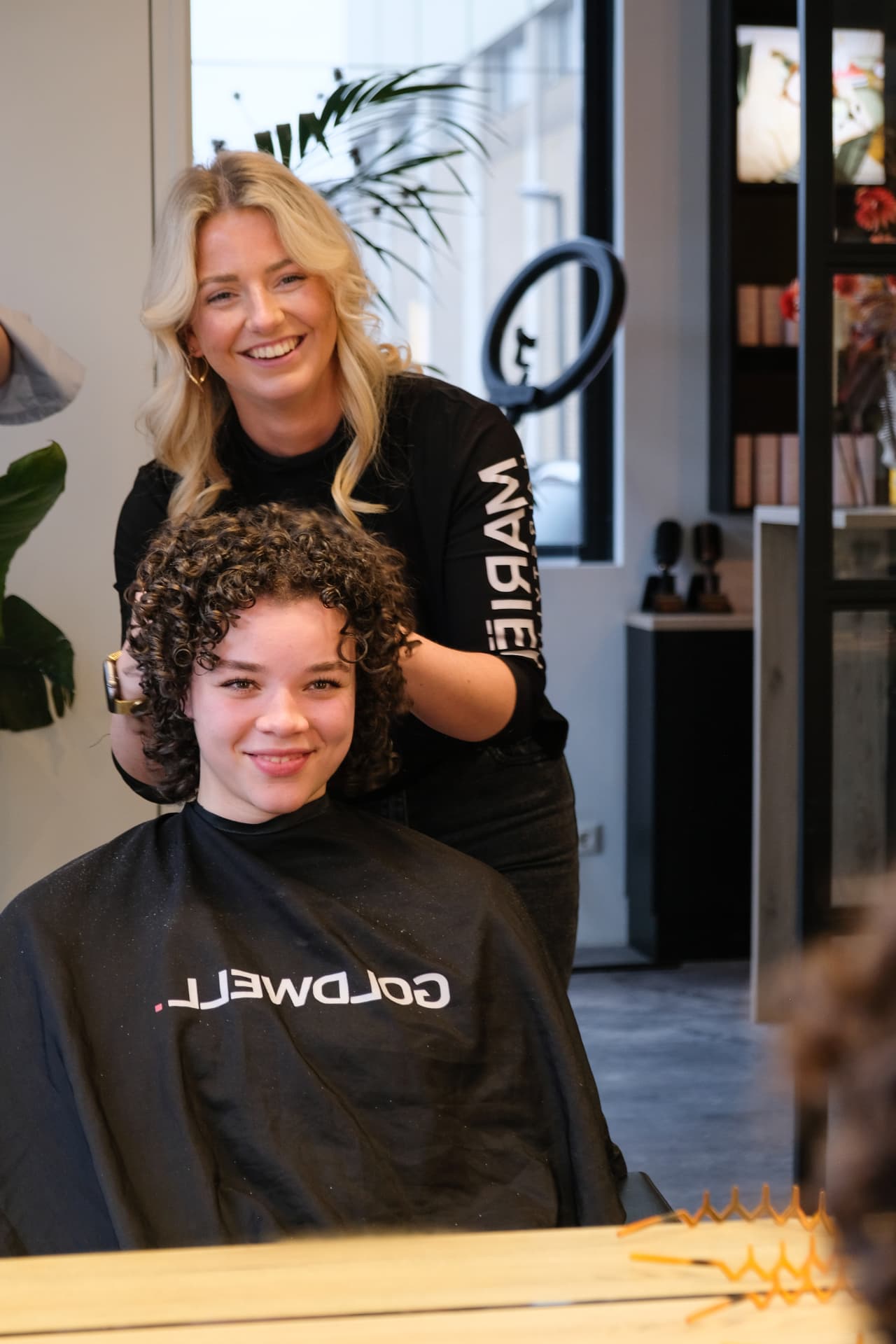 Krullen geknipt met Curlsys